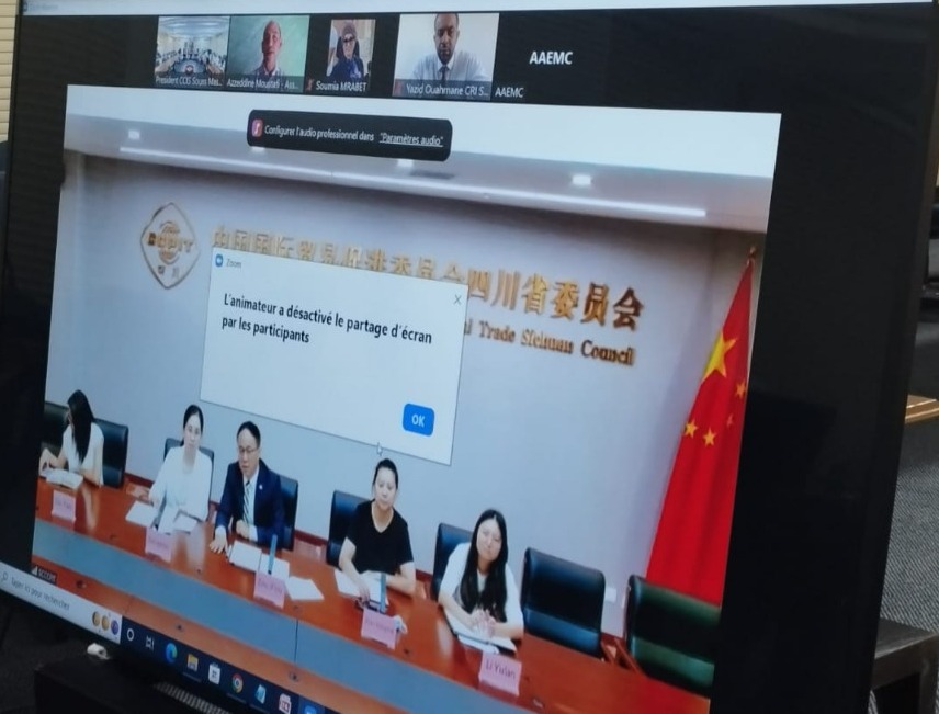 Rencontre de coopération entre la CCISSM et  son homologue de la province chinoise Sichuan